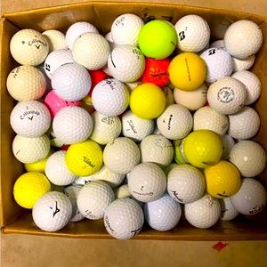 Variety of golf balls